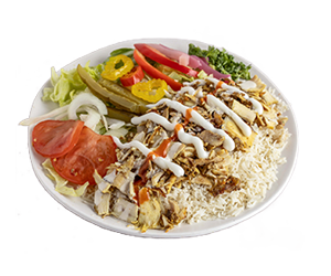 Delicious Chicken shawarma Plate